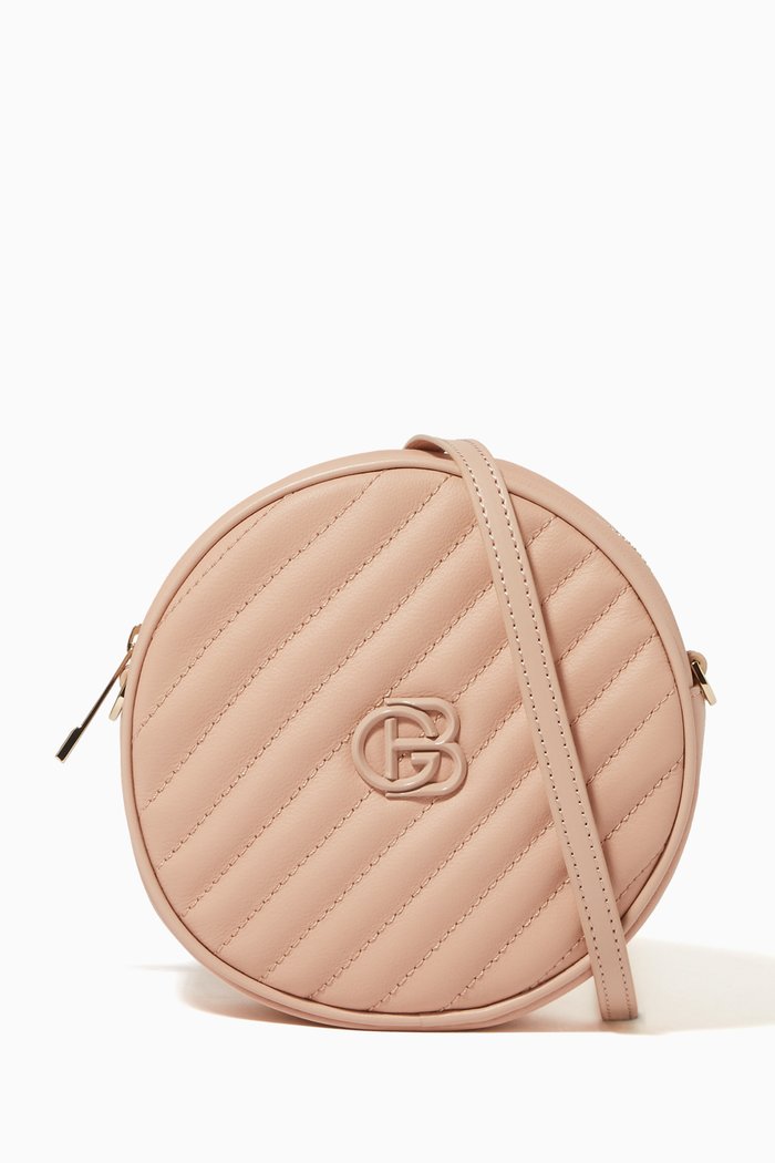 

Crossbody in Quilted Leather, Neutral