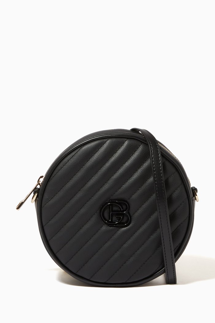 

Crossbody in Quilted Leather, Black