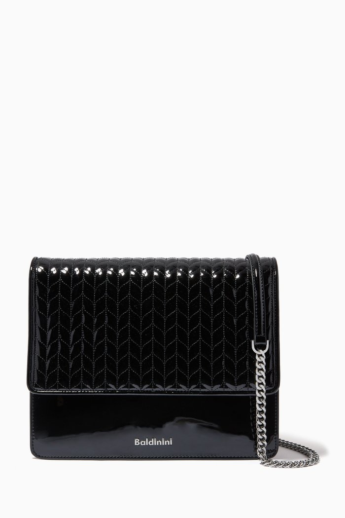 

Crossbody in Quilted Leather, Black