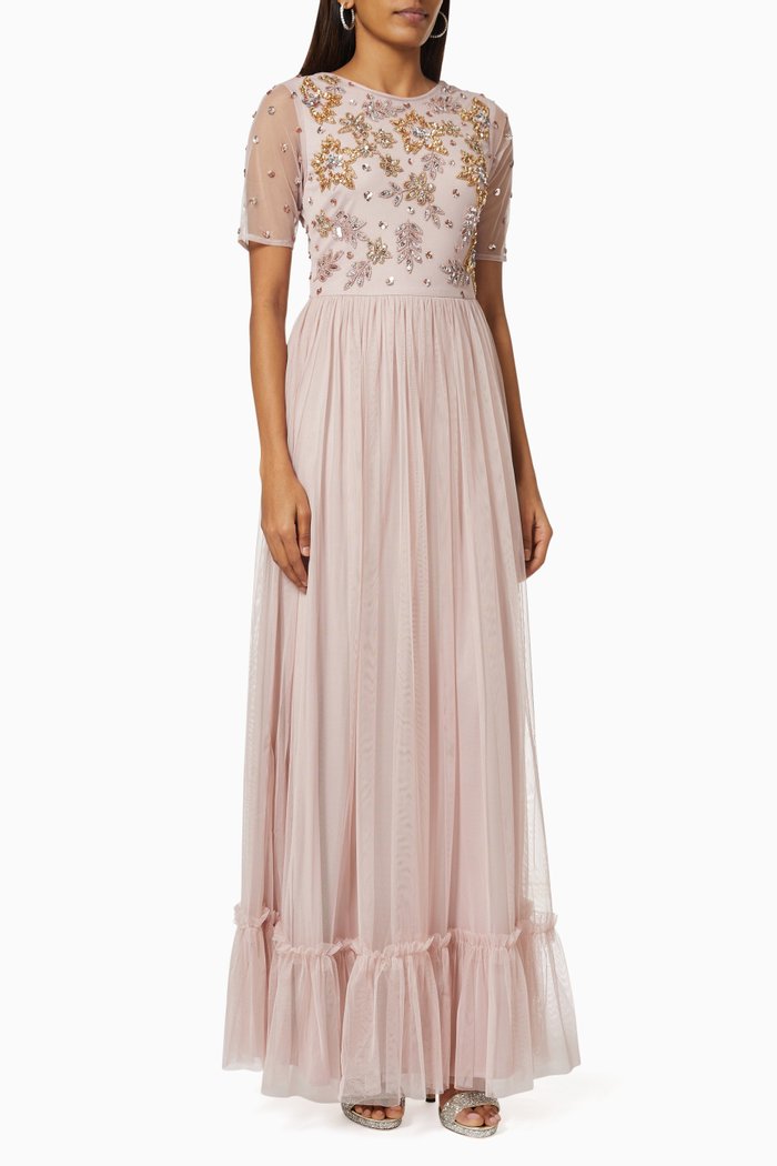 

Sequin Embellished Dress, Pink