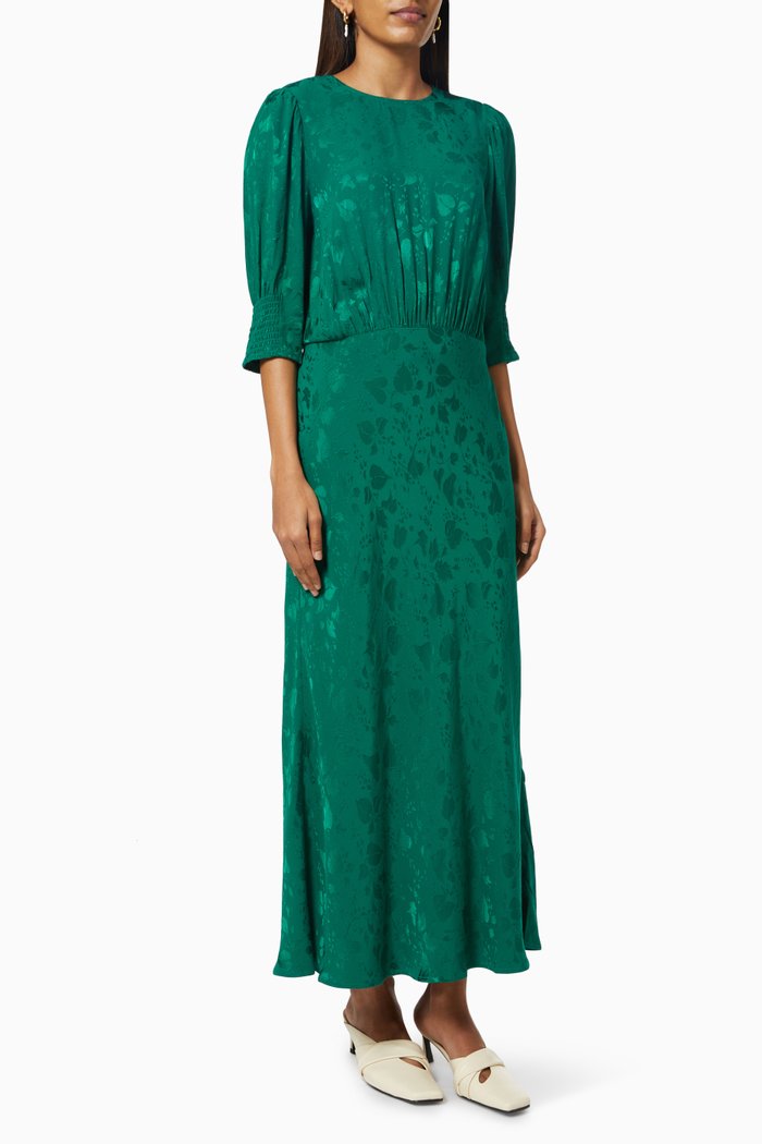 

Lucile Dress in Viscose, Green