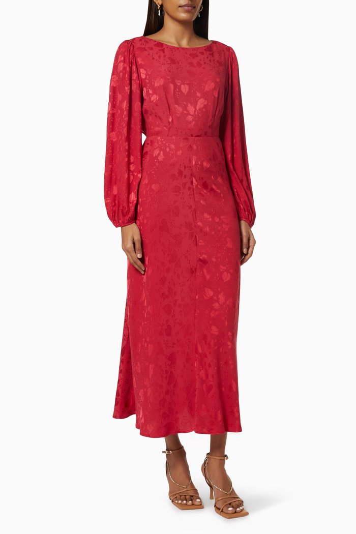 

Savannah Dress in Viscose, Red