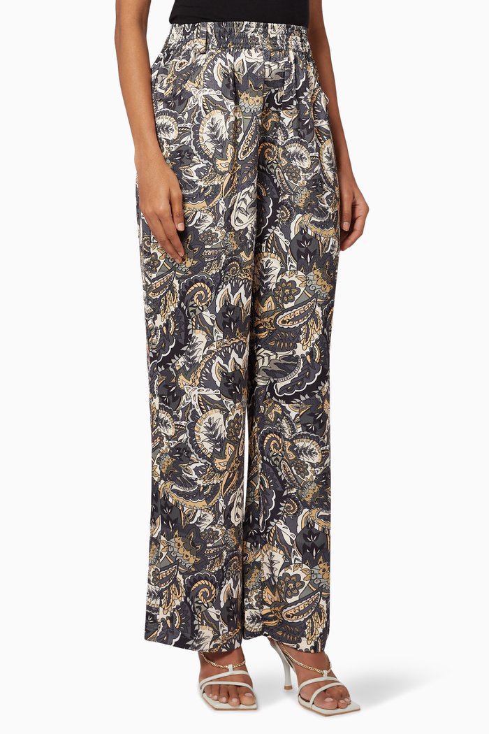 

One and Only Pants in Textured Crepe, Multicolour