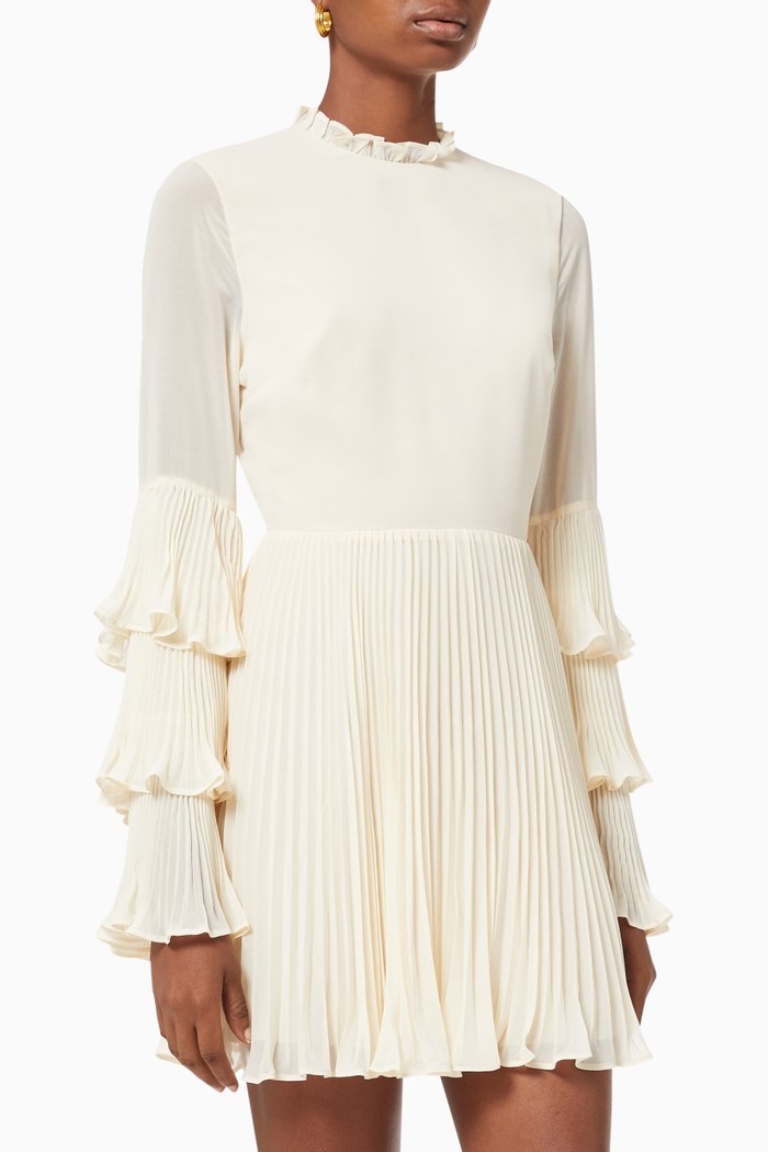 

The Plie Dress in Viscose, Neutral