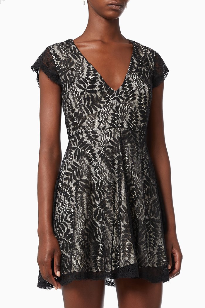 

The Renn Dress in Lace, Black