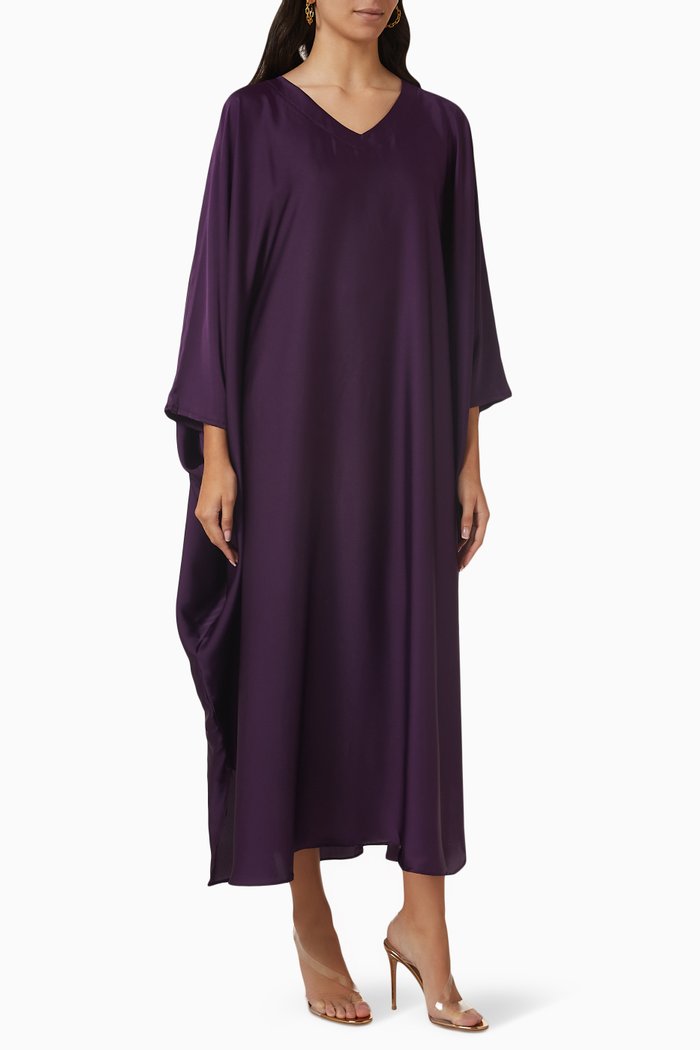 

Summer Kaftan in Silk, Pink