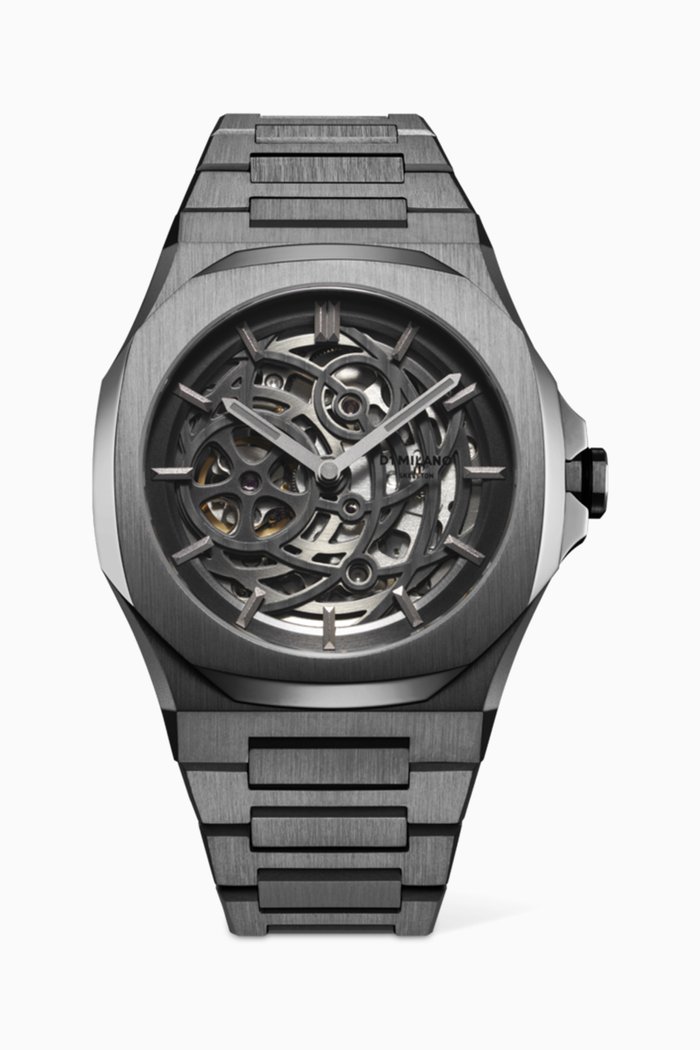 

Skeleton Mechanical Watch, 41.5mm, Black