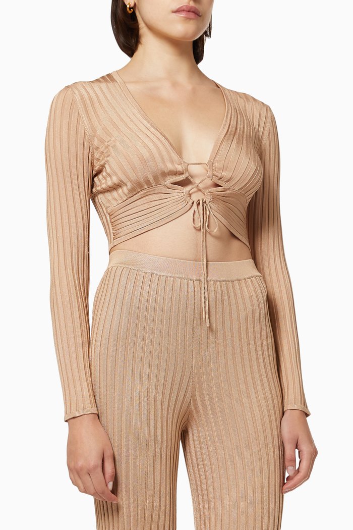 

Sylvia Top in Knit, Neutral