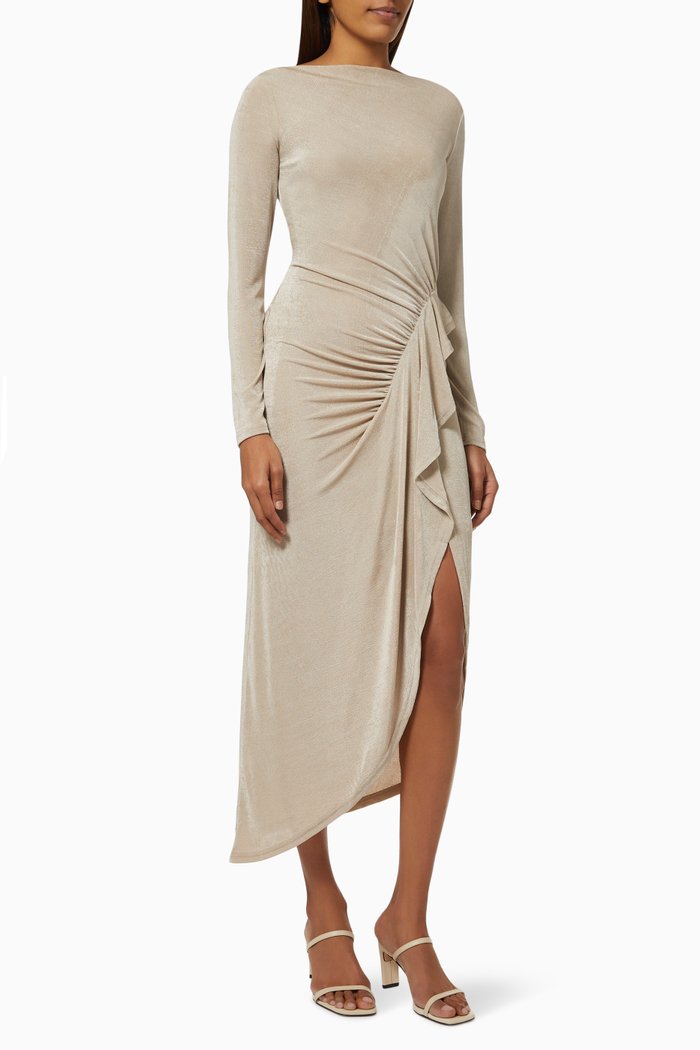 

Vanessa Dress in Stretch Jersey, Neutral