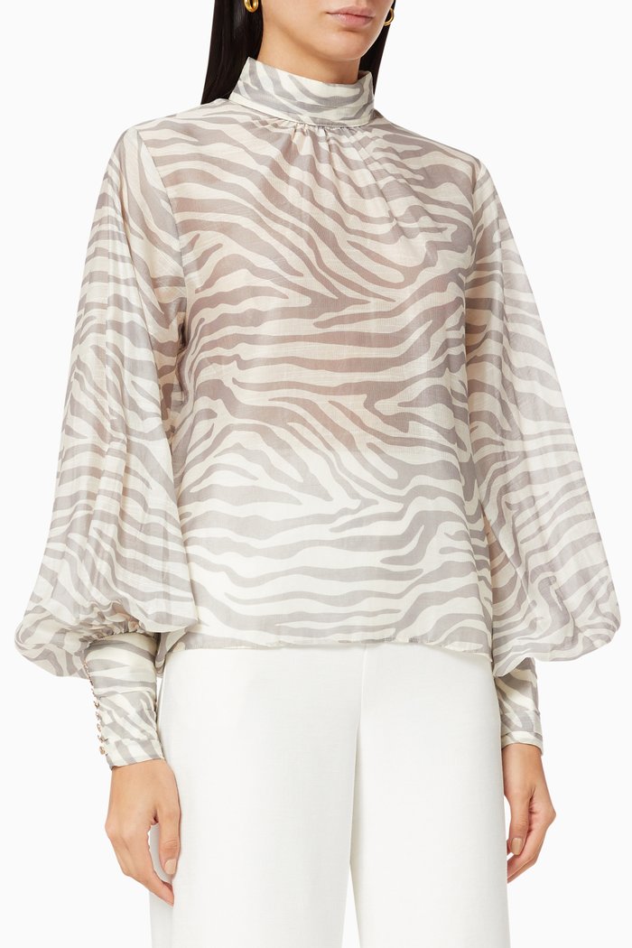

Profound Top in Crepe, Multicolour