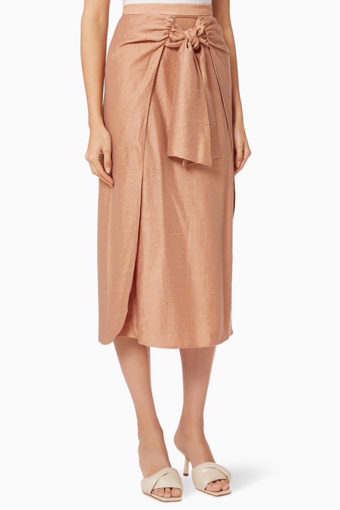 

Profound Skirt in Crepe, Brown