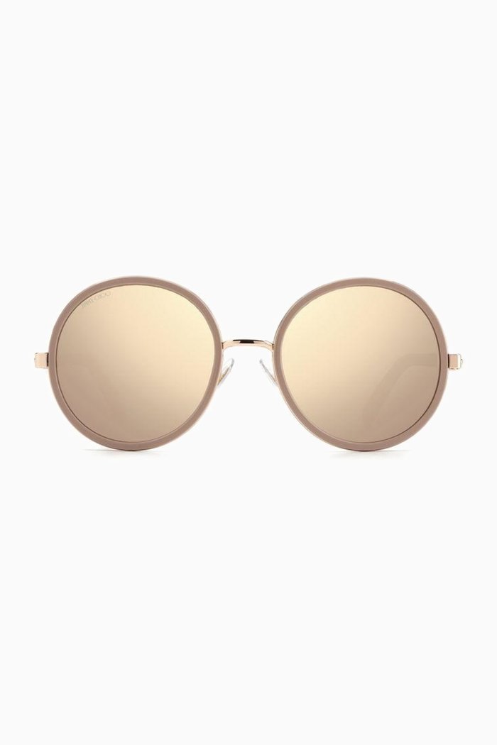 

Andie Round Frame Sunglasses in Acetate, Neutral