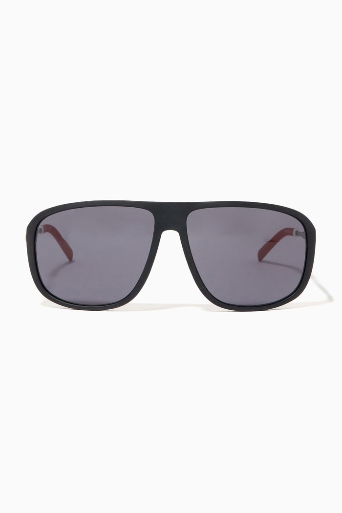

Aviator Sunglasses in Metal, Black
