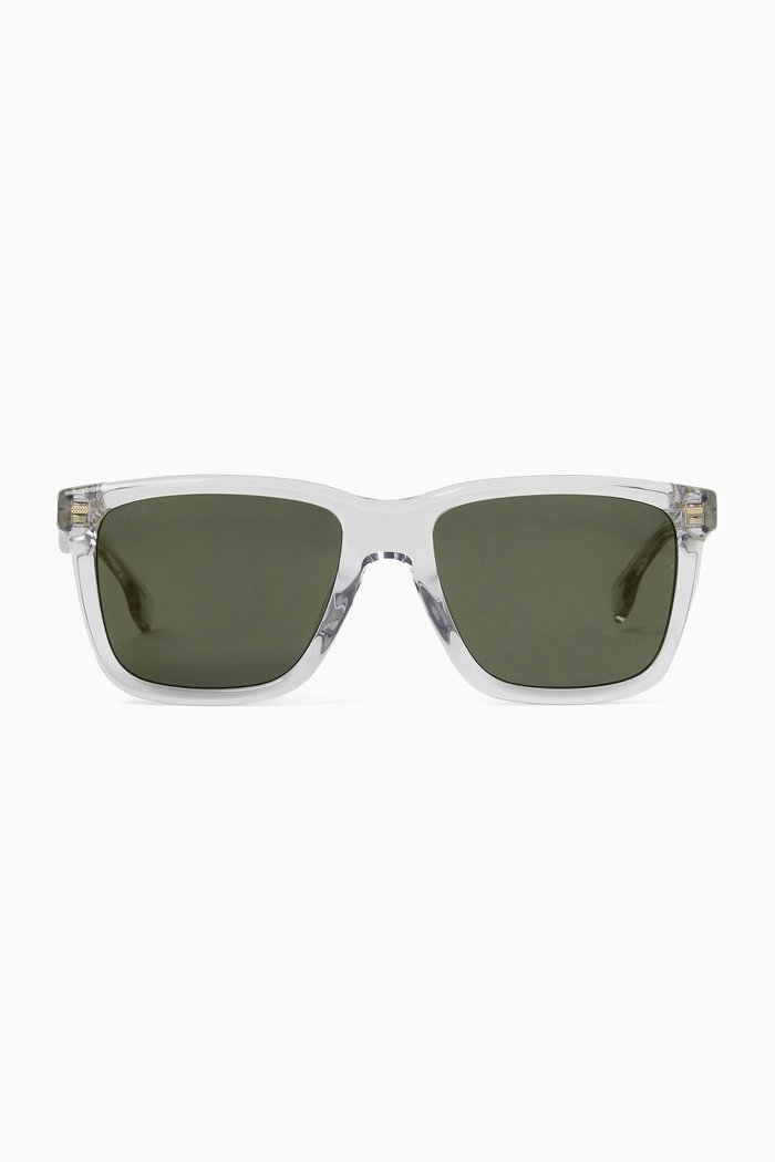 

Square Frame Sunglasses in Acetate, Grey