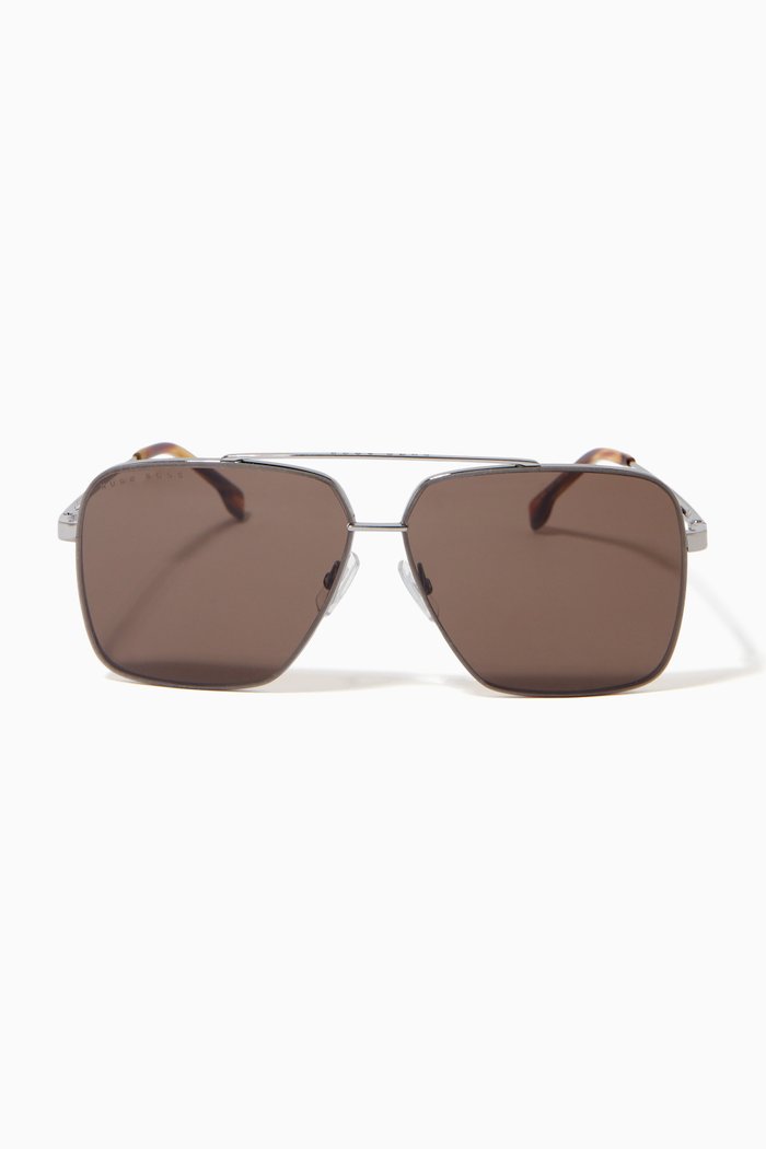 

Square Sunglasses, Silver