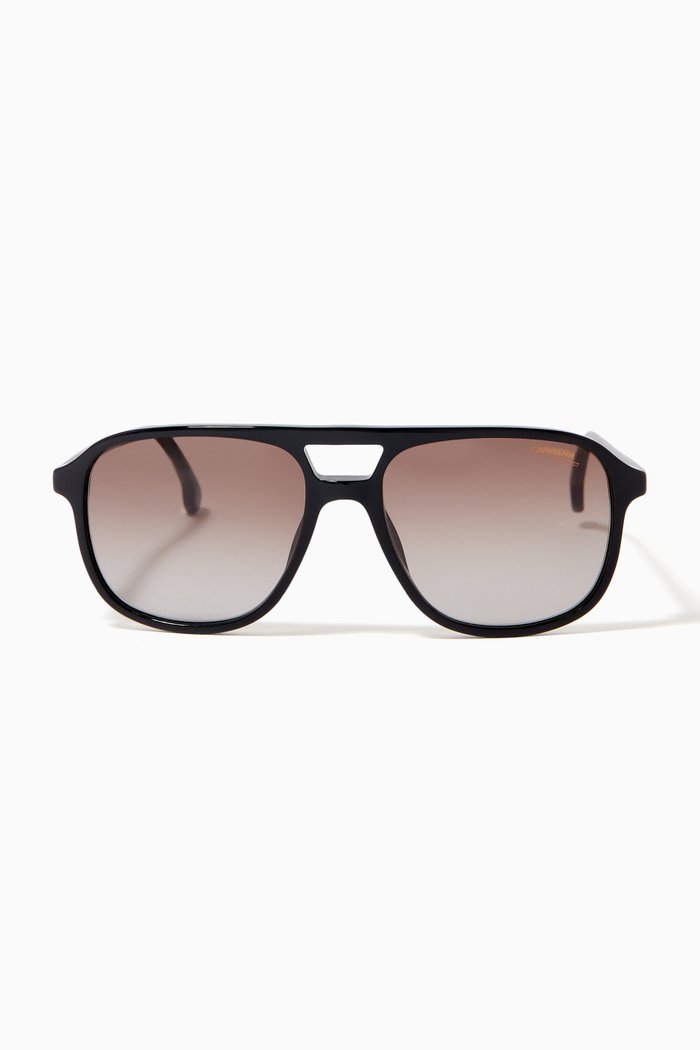 

173/N/S Aviator Sunglasses in Polyamide, Black