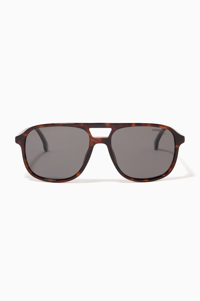 173/N/S Aviator Sunglasses in Polyamide, Brown