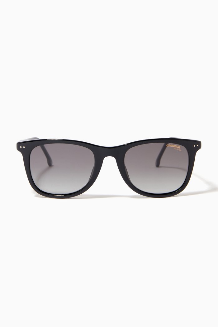 

197/N/S Square Sunglasses in Polyamide, Black