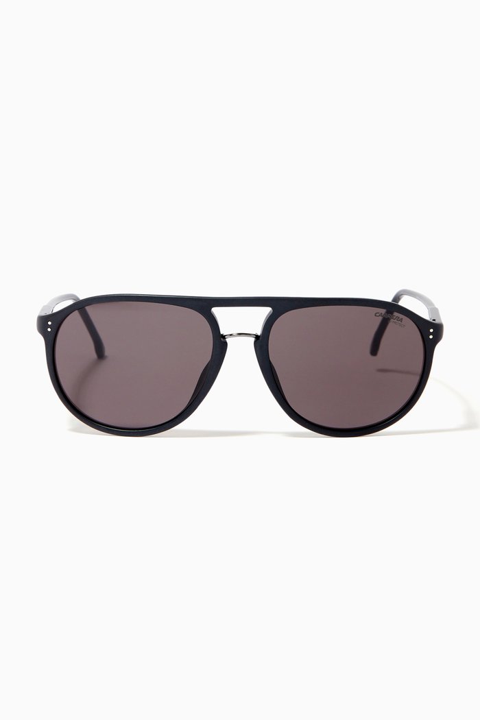 

212/N/S Aviator Sunglasses in Polyamide, Black