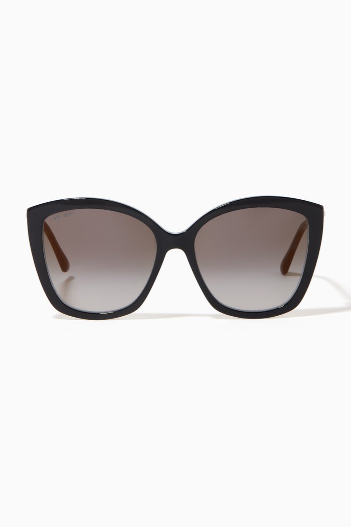 

Nat Sunglasses in Acetate, Black