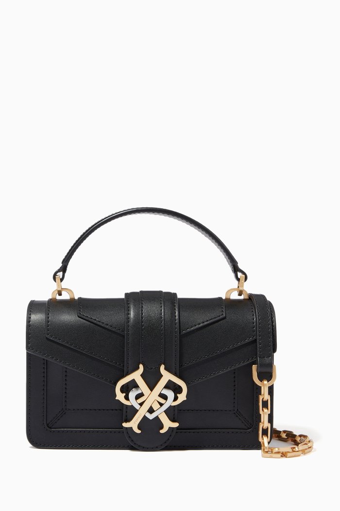 

Mini Double P Evolution Simply Bag in Leather, Black