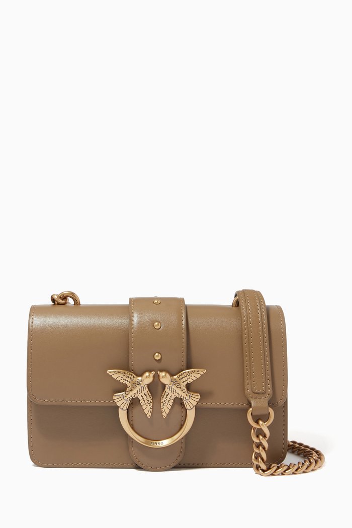 

Mini Love Icon Simply 10 Bag in Leather, Brown