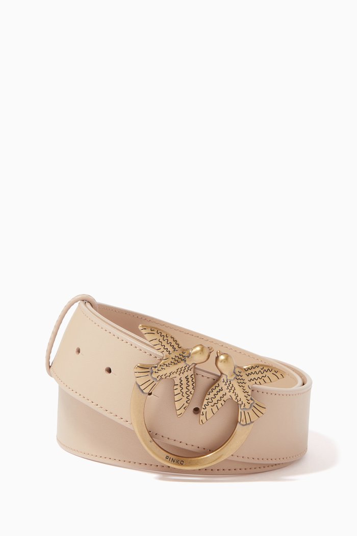

Love Berry Hips Simply Belt in Leather, Neutral