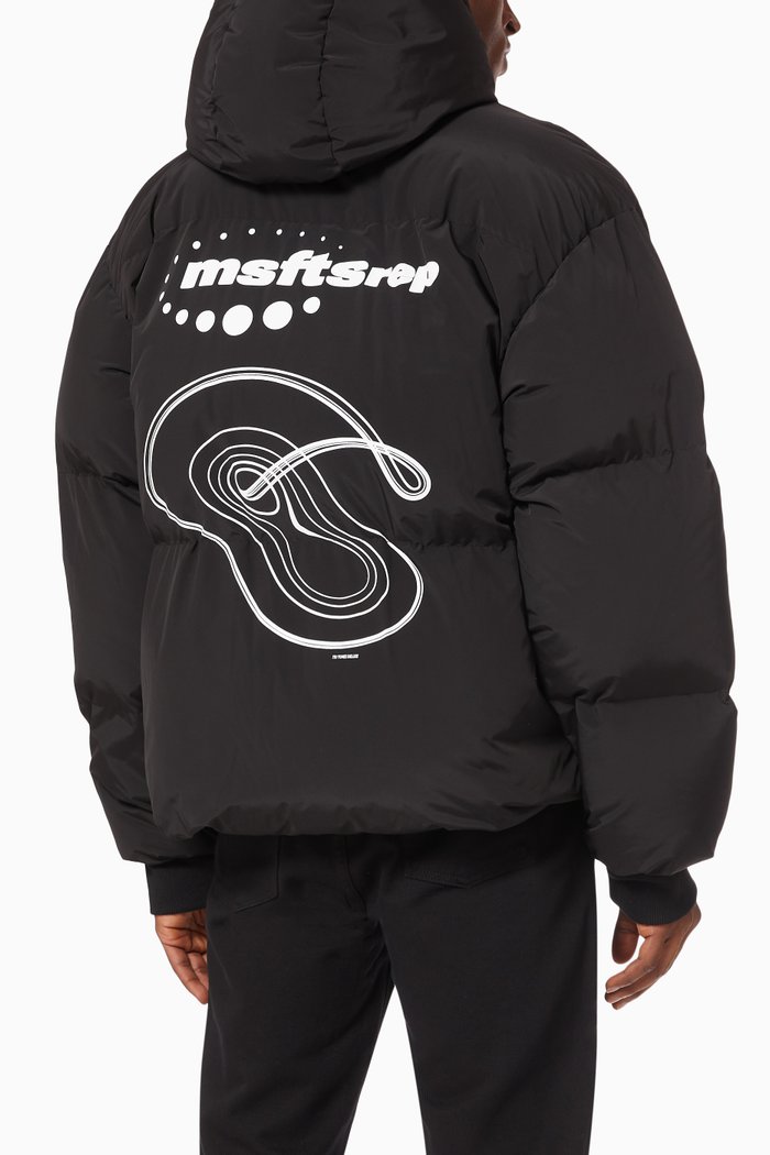 

Astroquiggle Anorak Puffer Jacket, Black