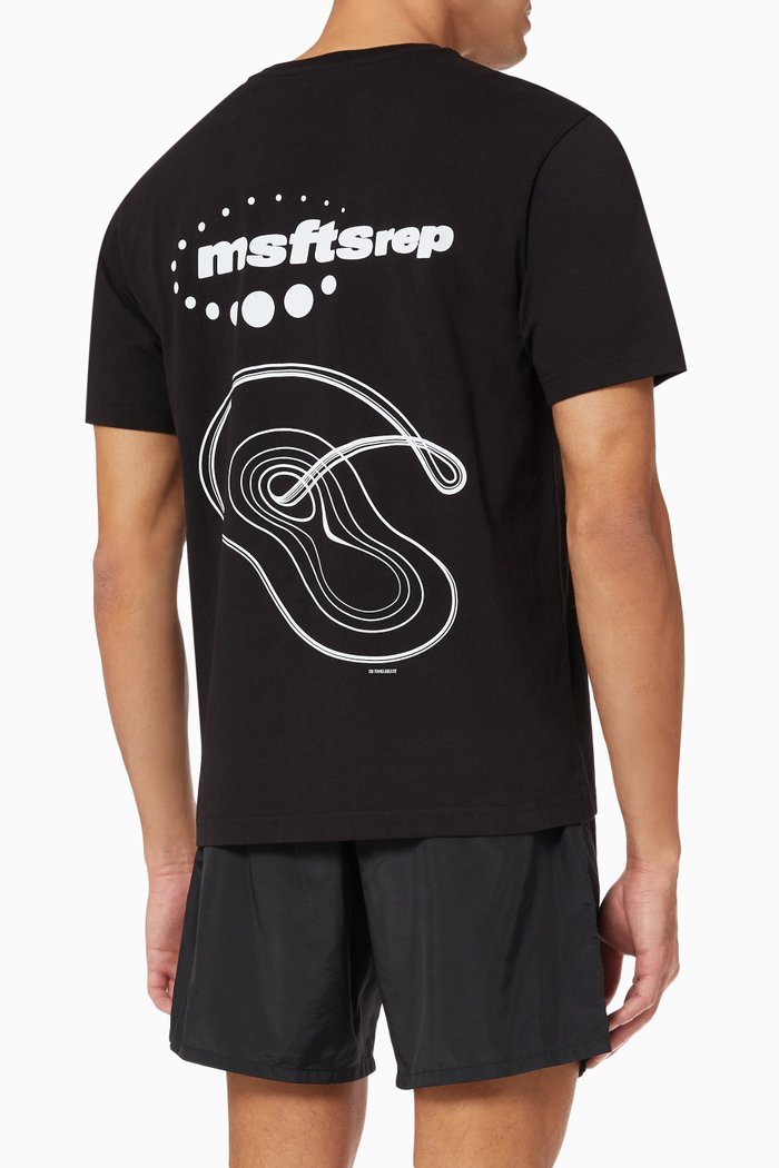 

Astroquiggle Printed T-shirt in Cotton, Black