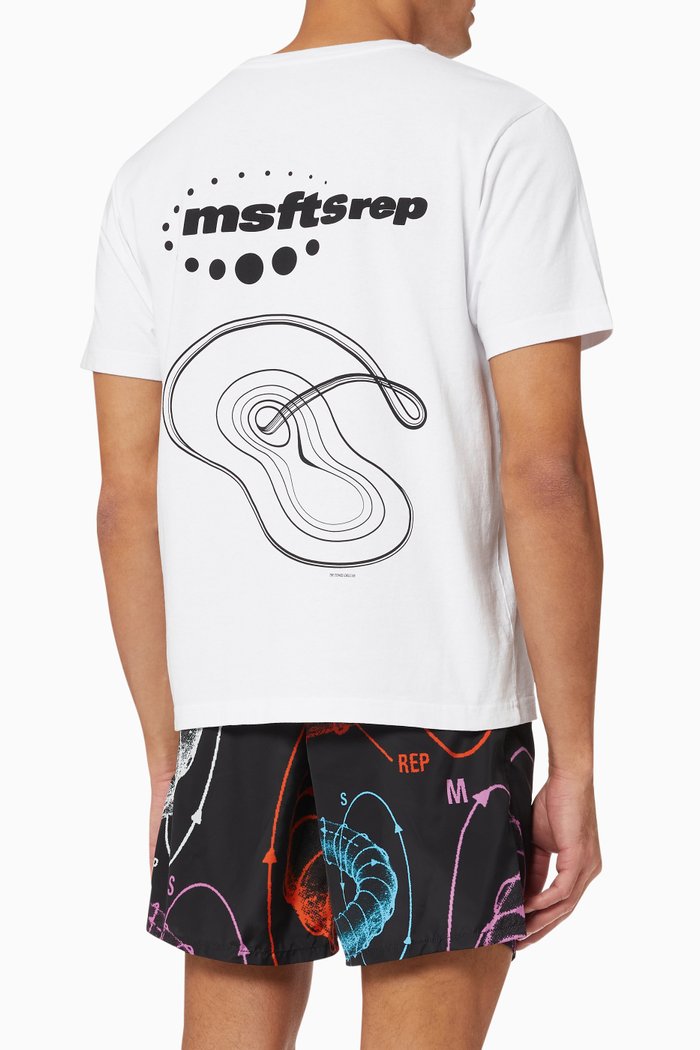 

Astroquiggle Printed T-shirt in Cotton, White