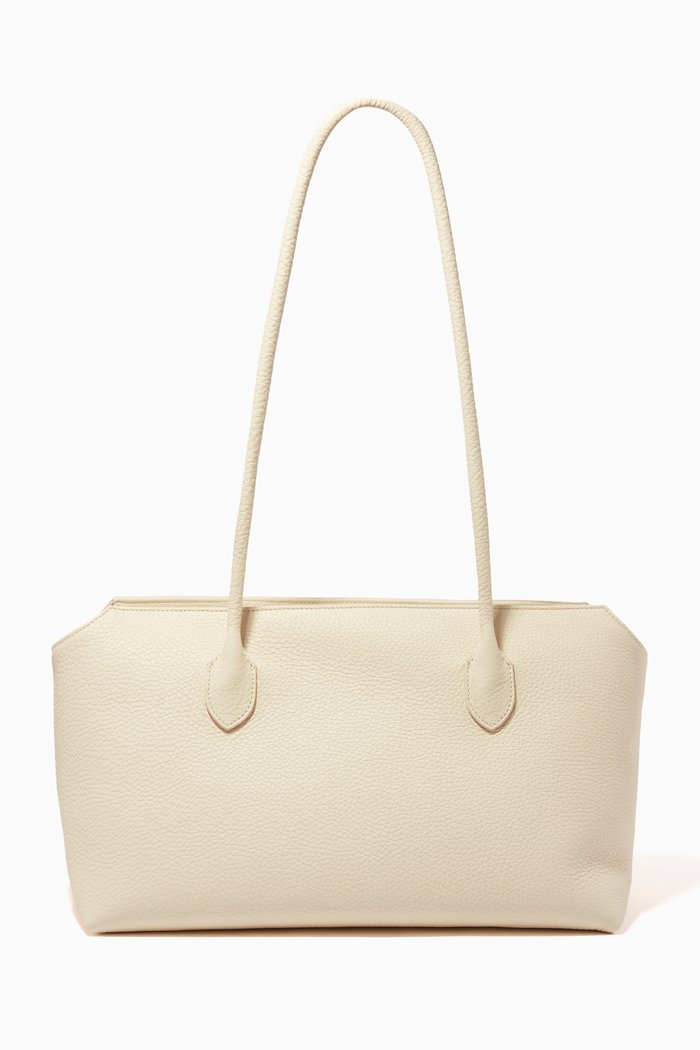 

Medium Terrasse Tote Bag in Calfskin, Neutral