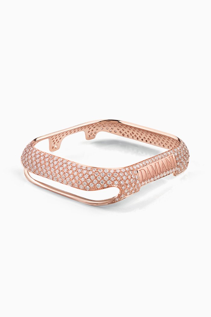 

Cover DAMIANI™ with Diamond Pavé in 18 kt Rose Gold compatible with the Apple Watch™*, 40mm