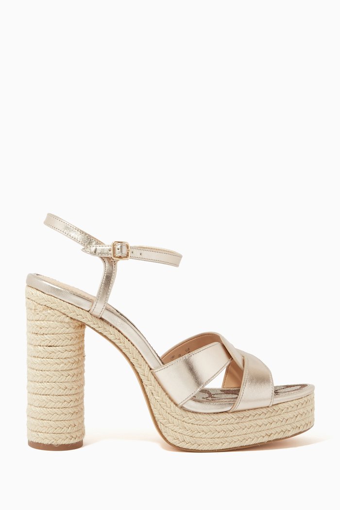 

Talina Sandals in Metallic Leather
