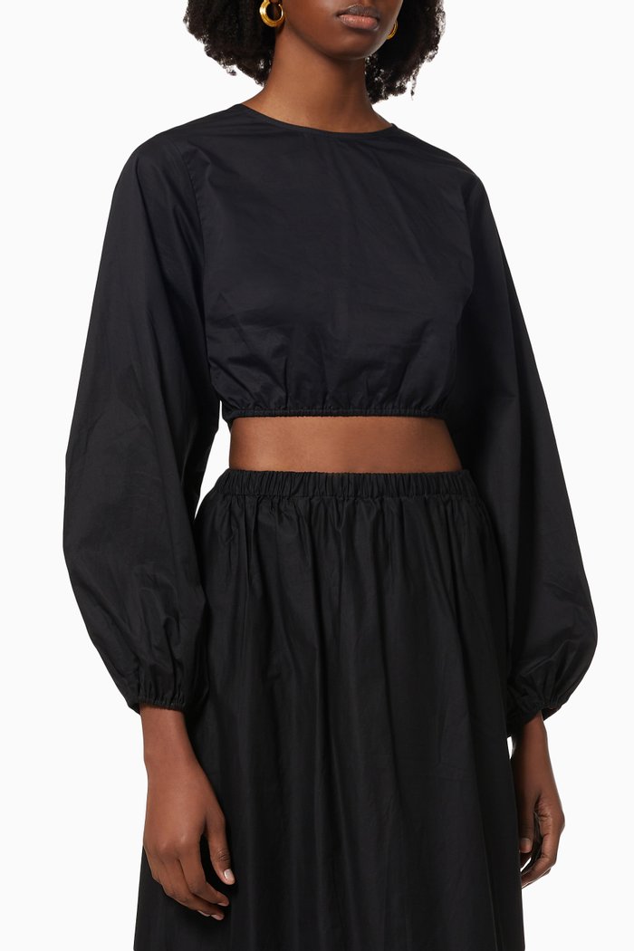 

Rosanna Backless Top, Black