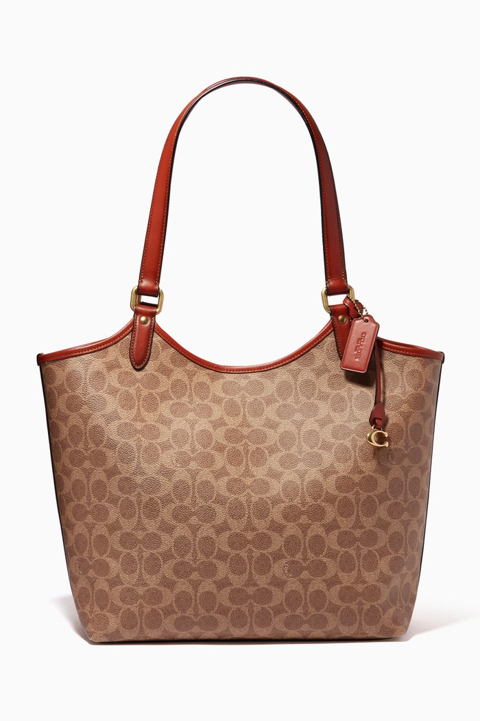 

Day Tote in Signature Canvas, Neutral