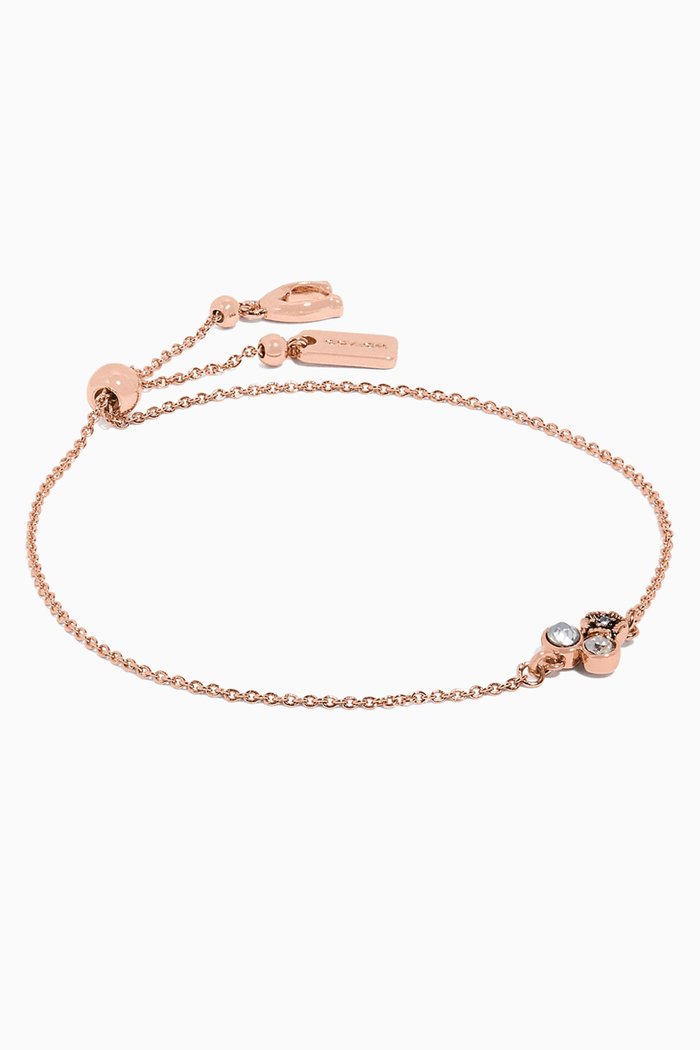 

Mini Tea Rose Cluster Slider Bracelet, Multicolor