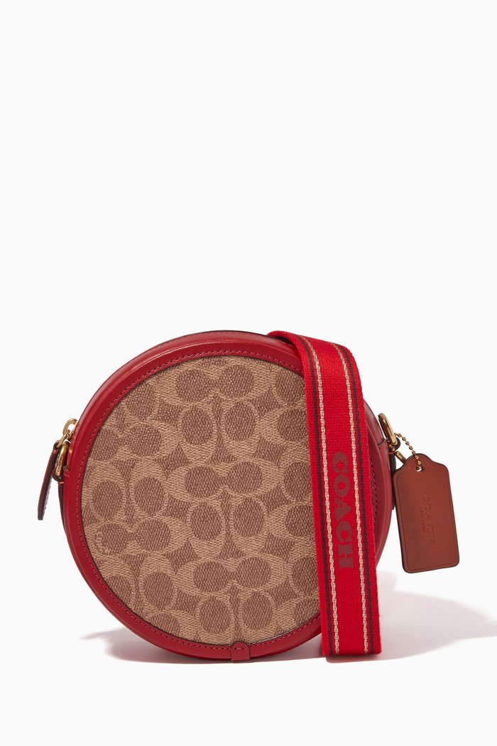 

Kia Circle Bag in Signature Canvas, Undefined