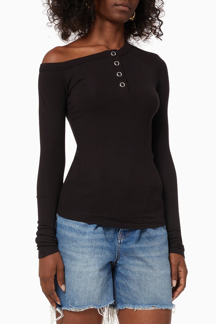 

Harley Top in Stretch Rib, Black