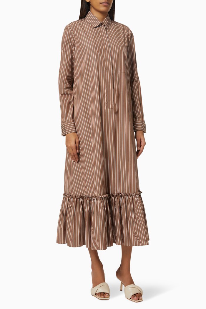 

Nastie Dress in Canvas, Brown