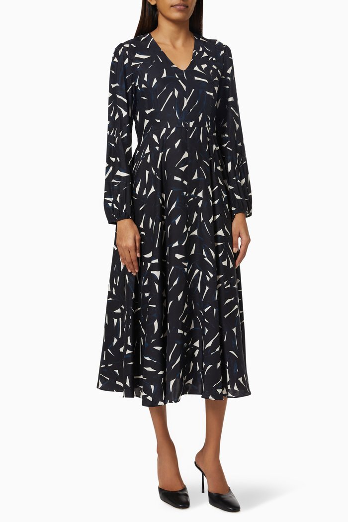 

Manolo Dress in Silk, Blue