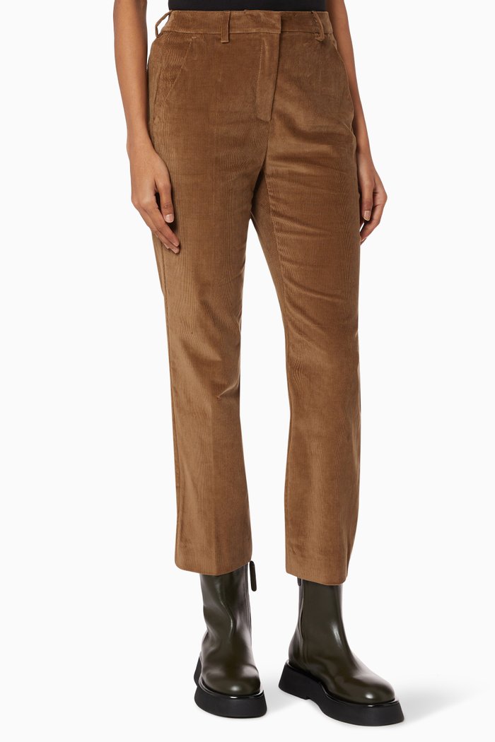 Apice Pants in Velvet, Brown