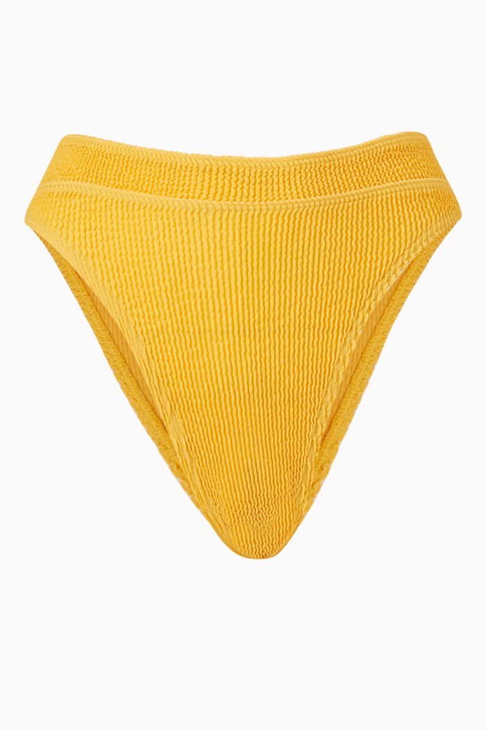 

Savannah Eco Bikini Bottoms in Regenerated Nylon, Yellow