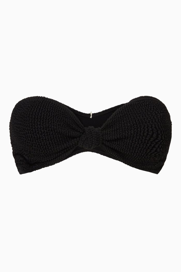 

The Sahara Bandeau Bikini Top, Black