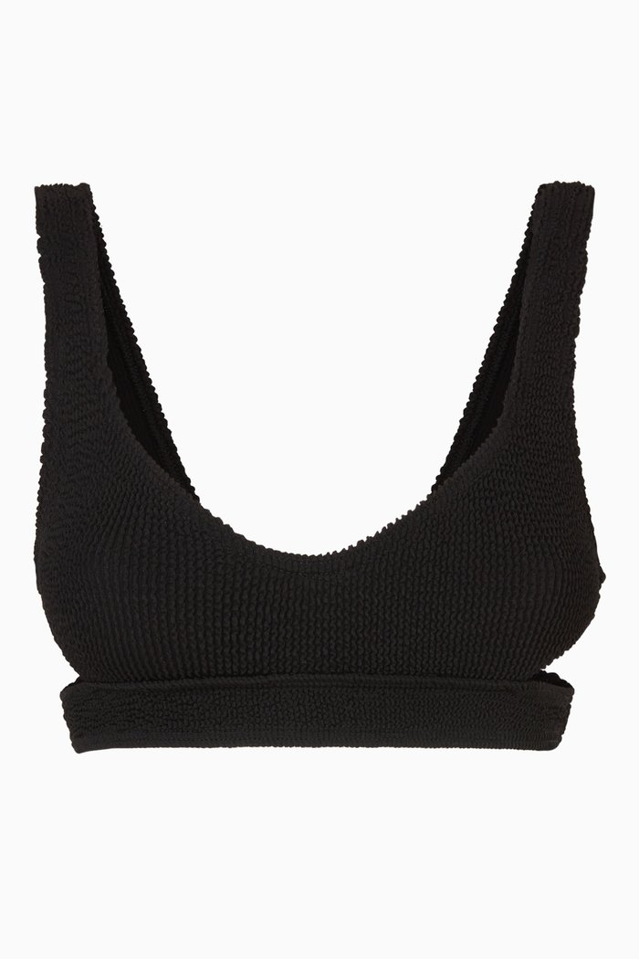 

Nino Eco Crop Bikini Top, Black