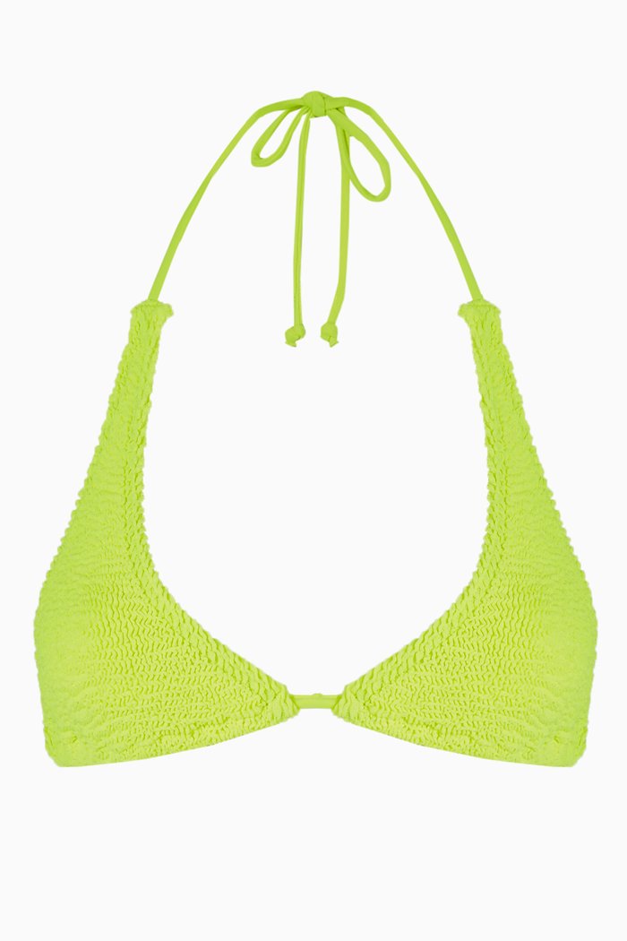 

Sofie Eco Triangle Bikini Top, Yellow
