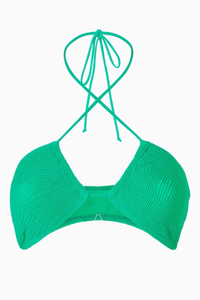 

Margarita Bandeau Eco Bikini Top, Green
