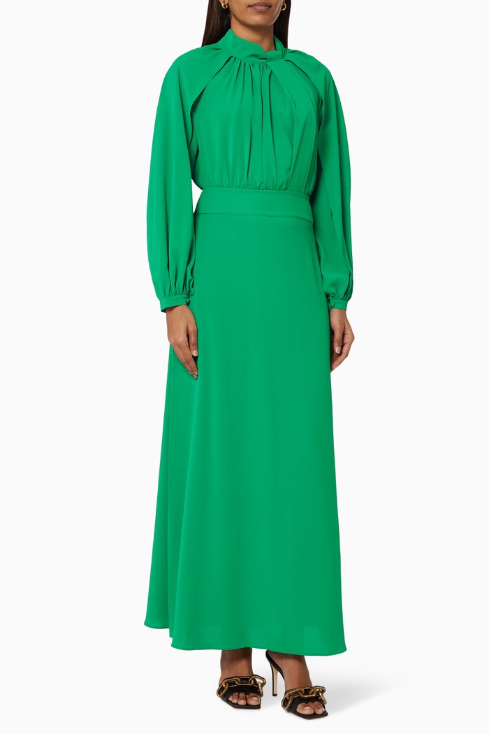

Long Sleeve Dress, Green
