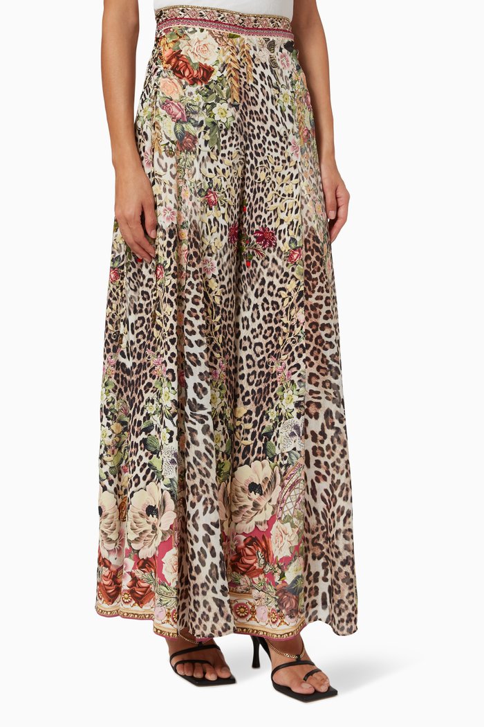 

Anarchy at Annabels Flared Pants in Silk, Multicolour