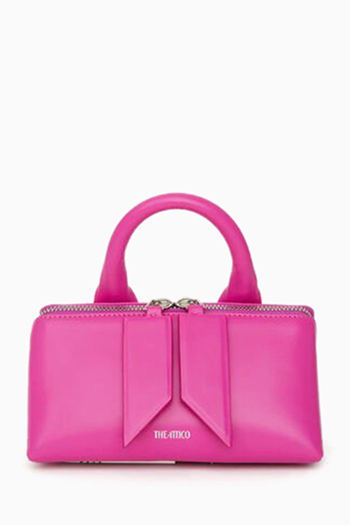 

''Friday'' Mini Handbag in Leather, Pink