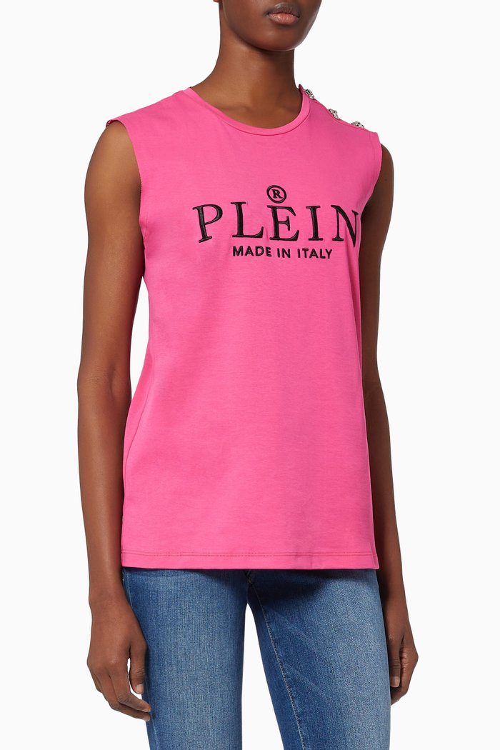 

Iconic Tank Top in Jersey, Pink